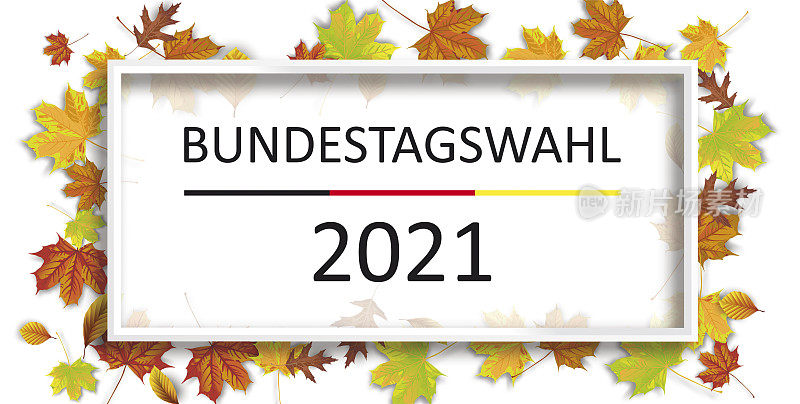 German Text Bundestagswahl 2021，翻译议会选举为联邦议院2021